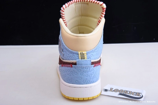 Official Maikesneakers Fearless SE Jordan 1 x Mid Air CU2803-200 Chateau Maison Rouge 0724